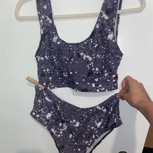 Size L sheIn swimsuit top and bottoms